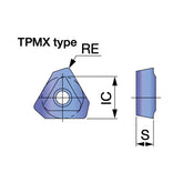 TPMX R-BG (Provides good chip control in long-chipping steels) - Big-tools Industrial Supply Tools for Metal Cutting